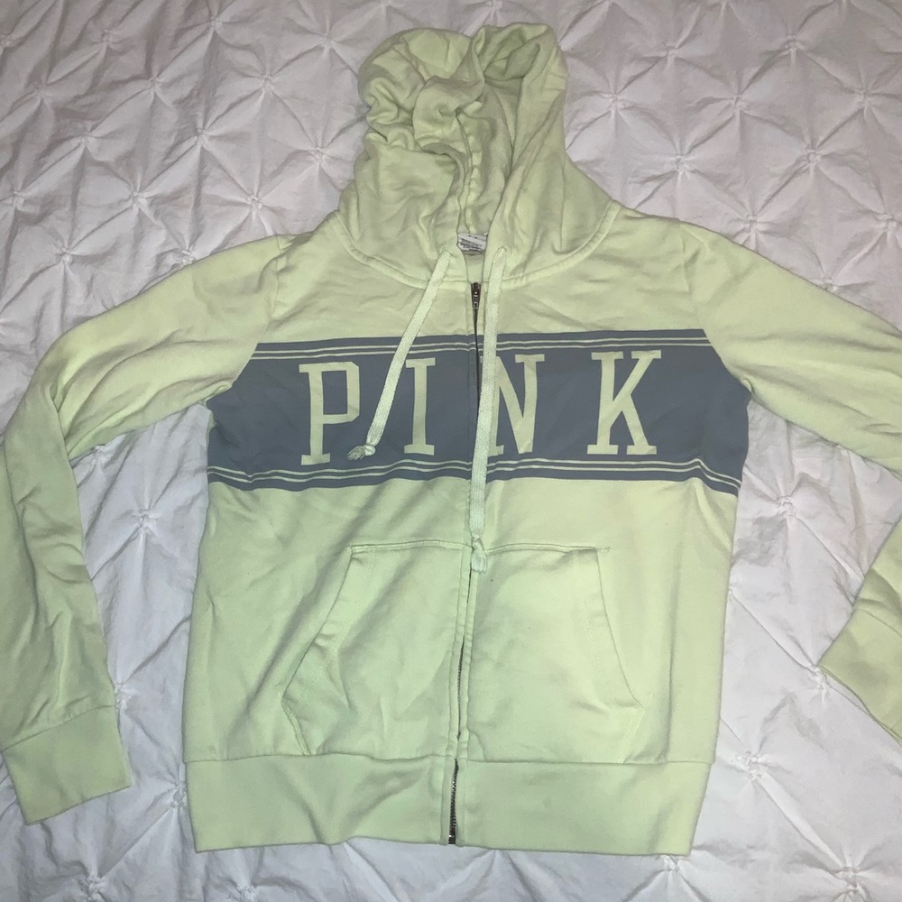 PINK full zip hoodie